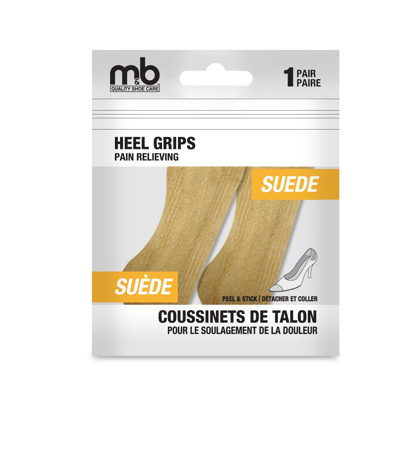 M&B Suede Heel Grip