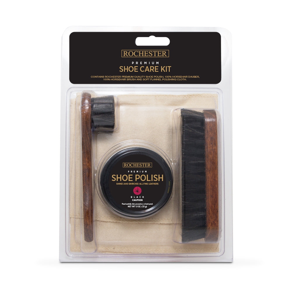 Rochester Pro Shoe Care Kit - 4 Piece