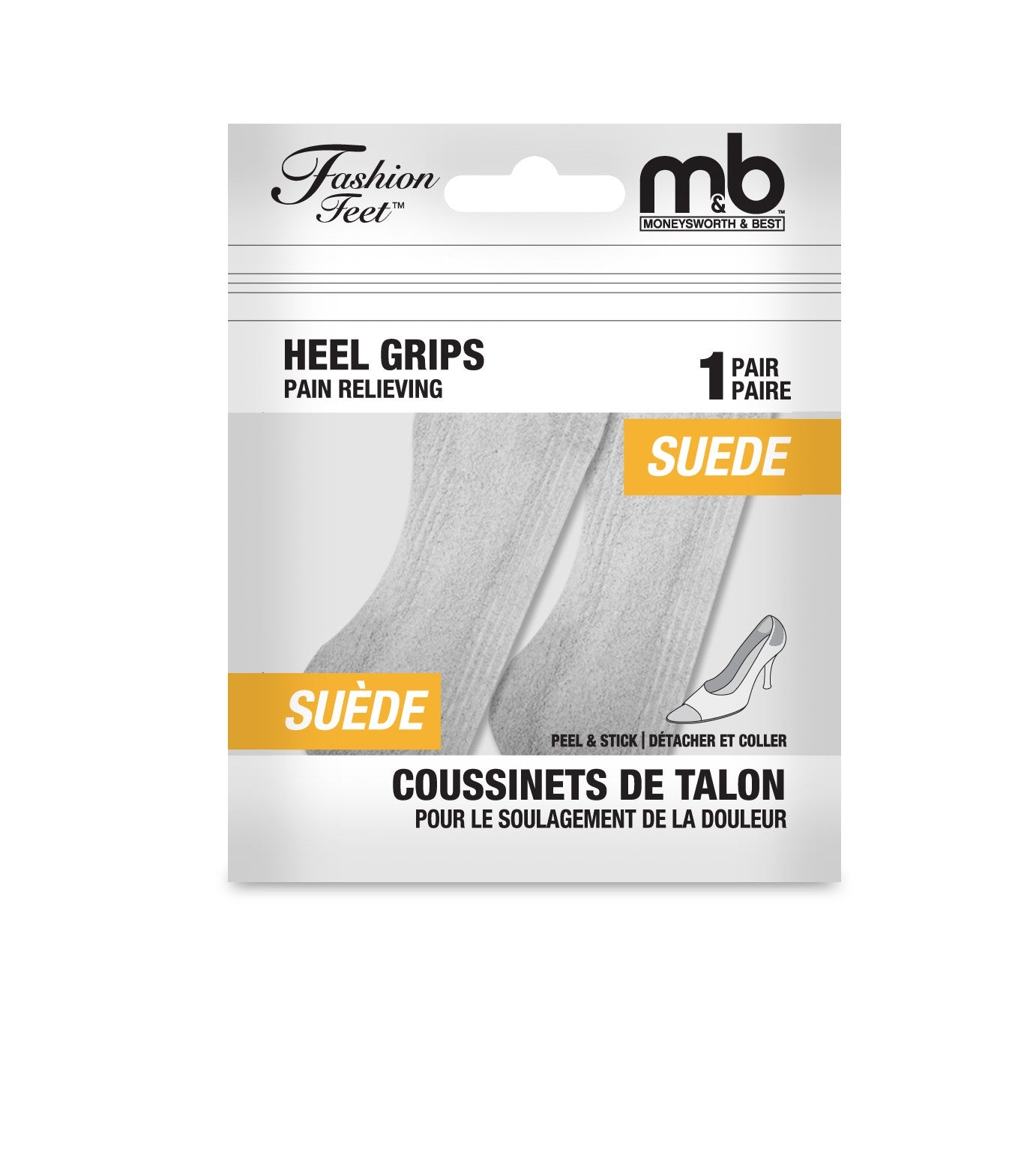 M&B Suede Heel Grip