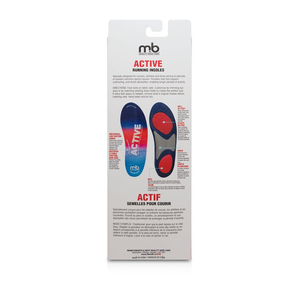 M&B ACTIVE RUNNING INSOLES