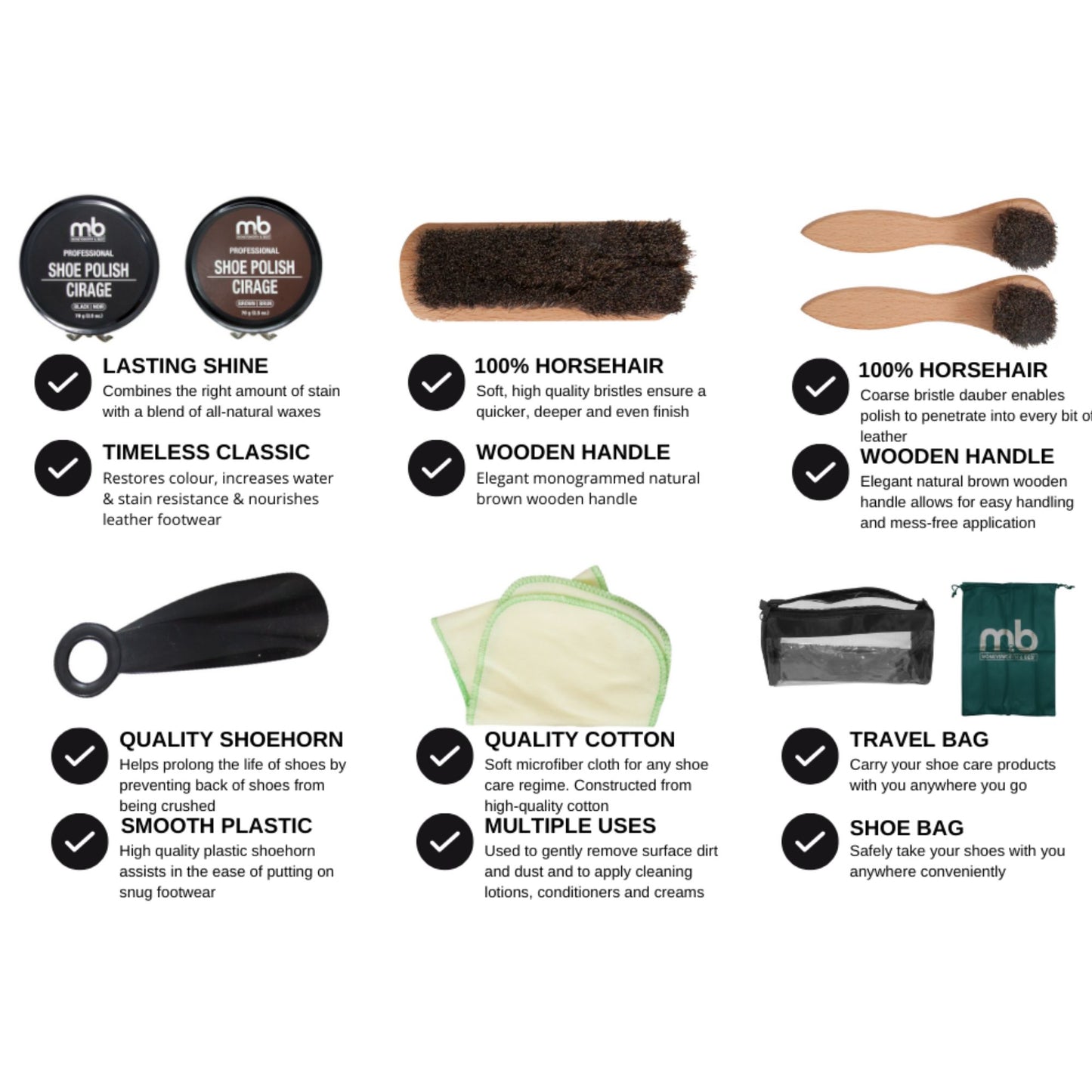 M&B Pro Shine Deluxe Kit - Polishes