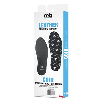 M&B Premium Leather Insole (Black)