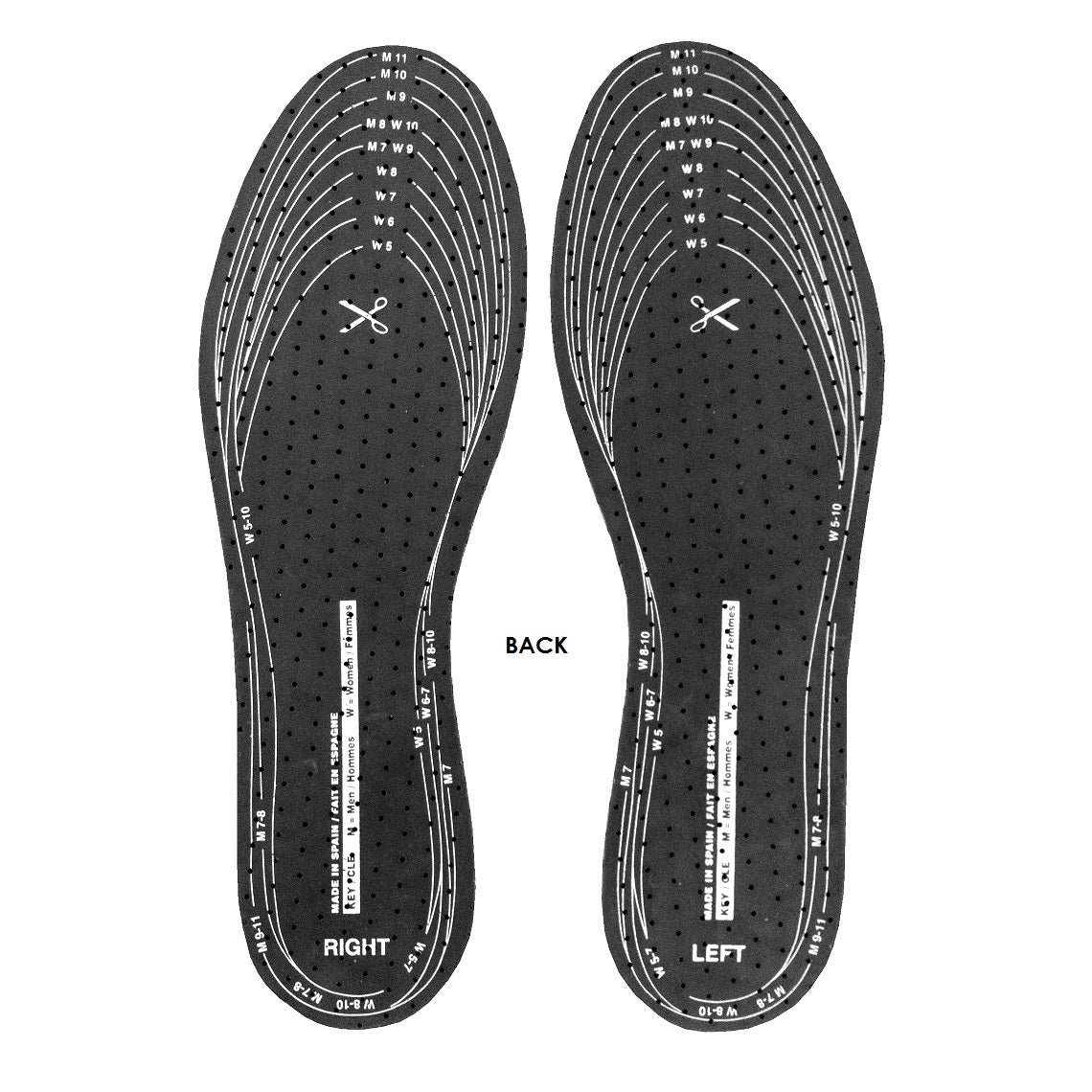 M&B Odor Away Insoles 2 Pack