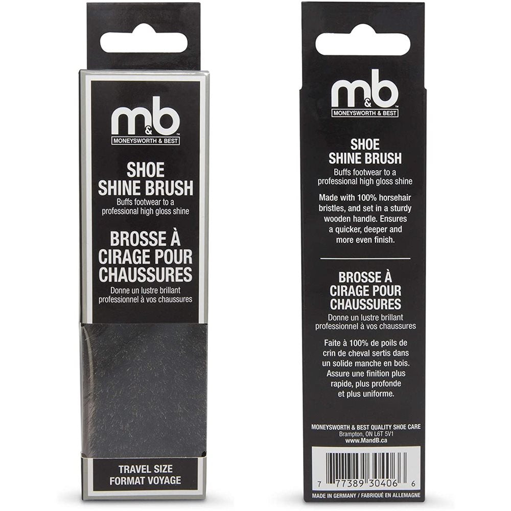 M&B Shoe Shine Brush (Travel Size)