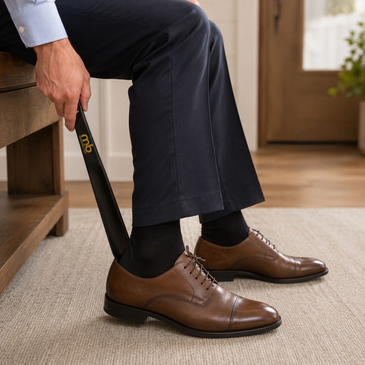 M&B Plastic Shoe Horn 10"