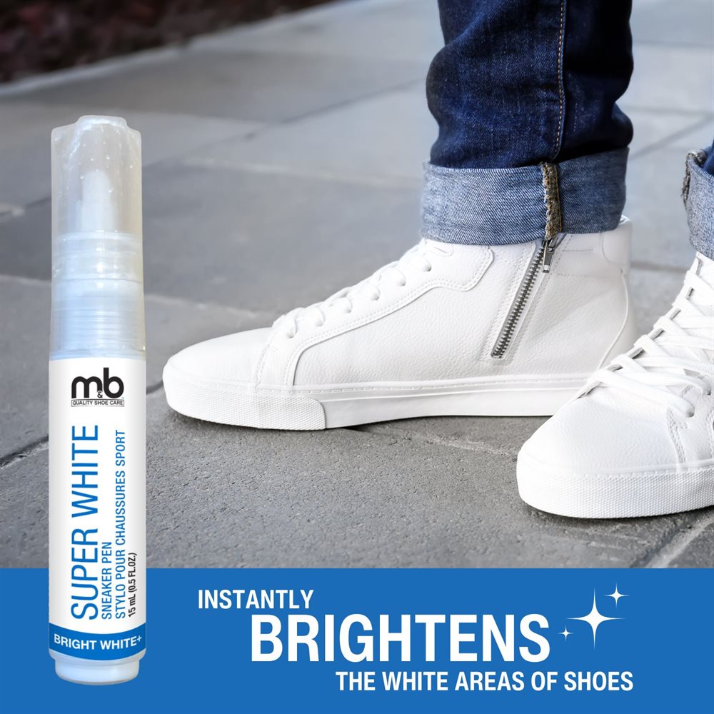 M&B SUPER WHITE SNEAKER PEN