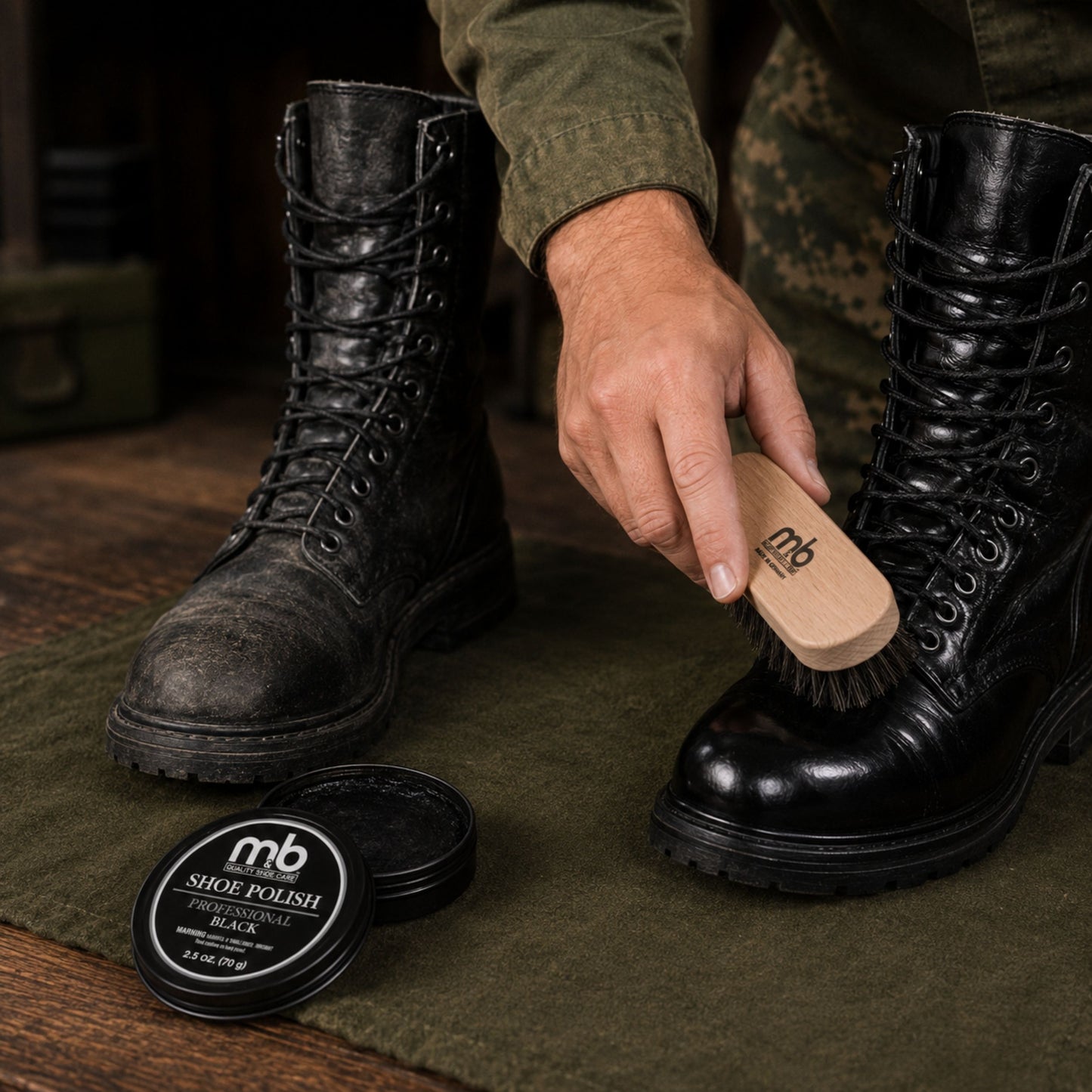 Military Shoe Shine Kit