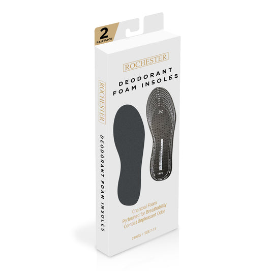 Rochester Deodorant Foam Insoles - 1 Pair Pack